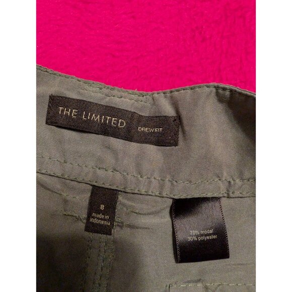 The Limited Drew Fit Women’s Green Cargo Utility Pants Olive Hiking Outdoor 8 - Picture 3 of 4
